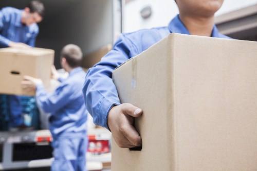 Mover loading household items for a home move in Pratts Bottom