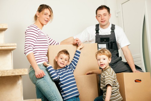 Careful unpacking of boxes in a local Pratts Bottom property