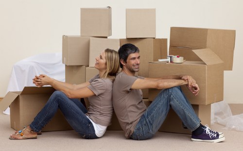 Careful transport of household belongings during a Pratts Bottom move
