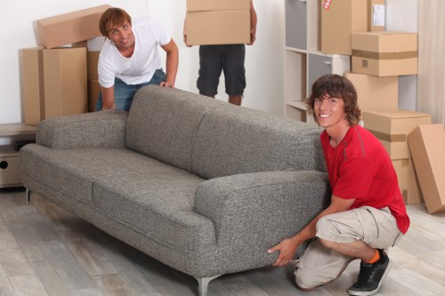 Local removals team handling a small business move in Pratts Bottom