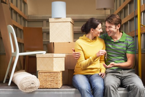Local removals vehicle handling office furniture near Pratts Bottom