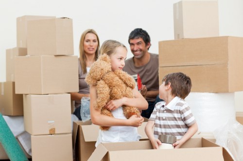 Local moving van helping customers in Pratts Bottom with furniture transport